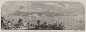 Mon dernier regard sur la Sicile, depuis la côte de Calabre, entre Reggio et St Giovanni - Frank Vizetelly